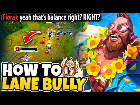 How To Be The ULTIMATE Lane Bully With Gangplank!