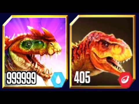 GORGOSUCHUS vs LEVEL 400 TREX (JURASSIC WORLD)