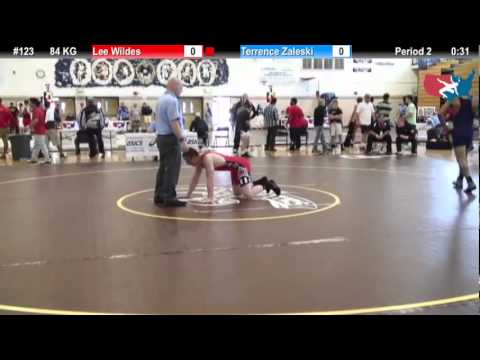 FILAJR WTT: 84 KG Lee Wildes (USOEC) vs. Terrence Zaleski (Yes Wrestling)