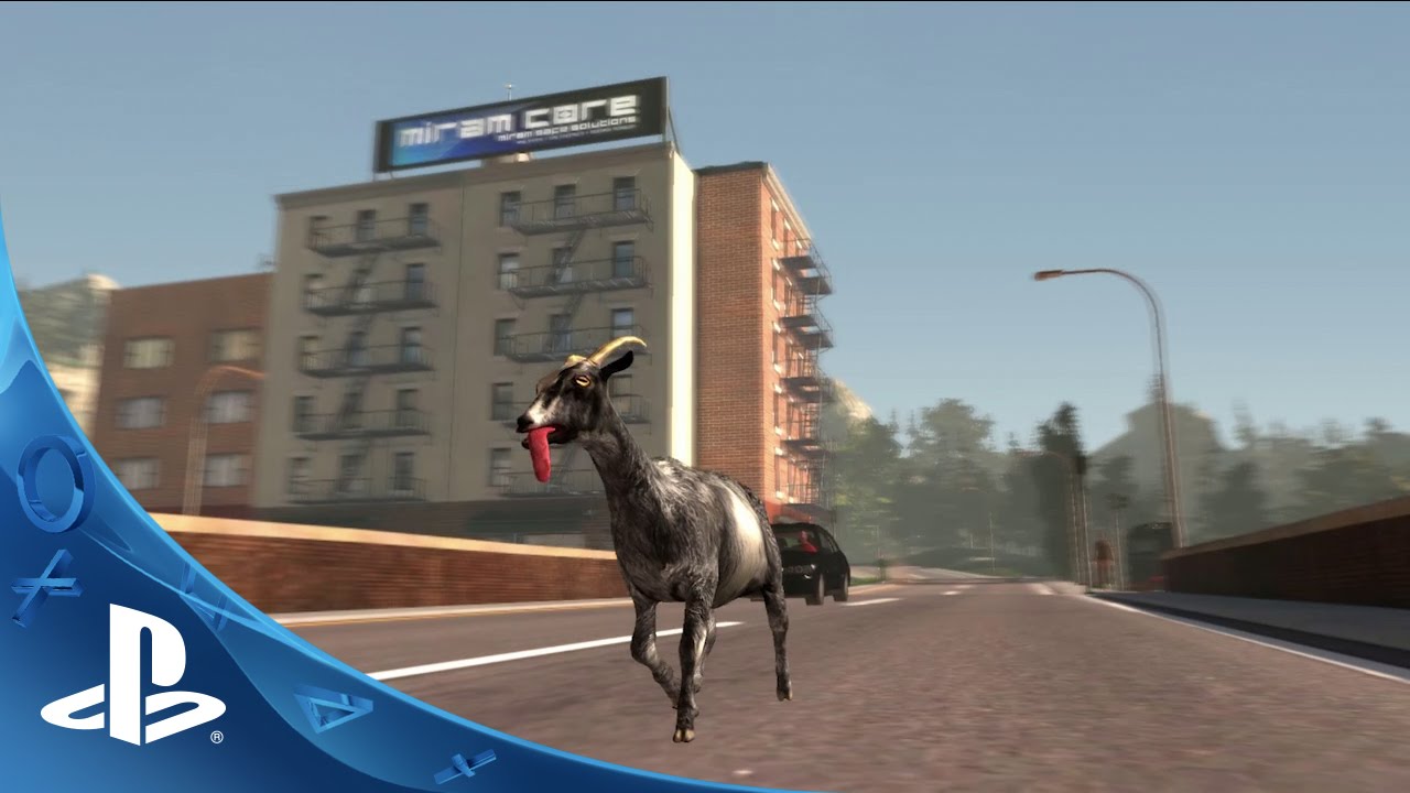 Goat Simulator Out Today on PS4, PS3