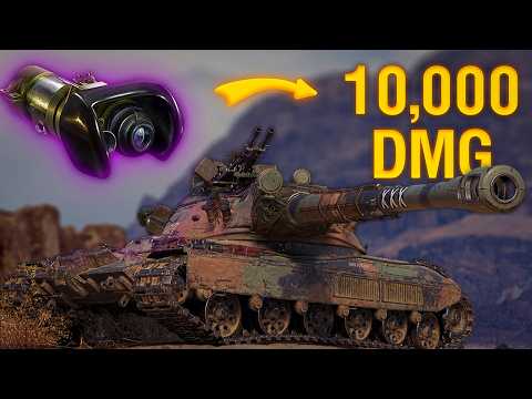 He tried Improved Aiming on 60TP and got 10k DAMAGE in World of Tanks
