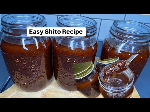 The Best Shito Recipe | 🇬🇭 Black Chili Sauce | Recipe | Lovystouch