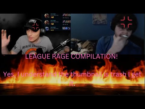 League Of Legends Streamer Tilt Rage Compilation #3