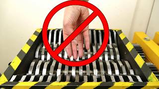 SHREDDING REALISTIC HAND - EXPERIMENT