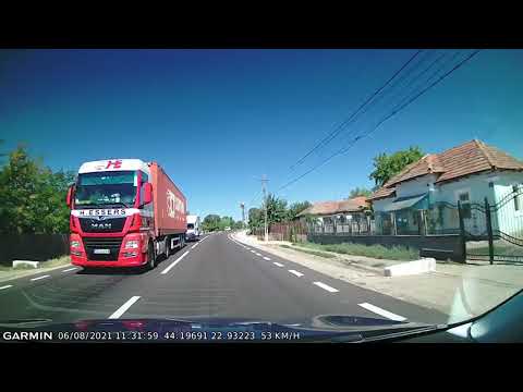 DRIVE #1631: Calafat-Drobeta-Turnu Severin (Romania) (timelapse 4x) *Read Description*