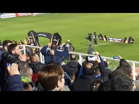 "Recibimiento Atlético Tucumán vs Atlético  Nacional de Colombia" Barra: La Inimitable &bull; Club: Atlético Tucumán