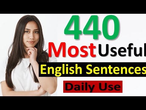 440 Sentences in English for Daily Use | 440 Most Useful Sentences In English | Daily Life