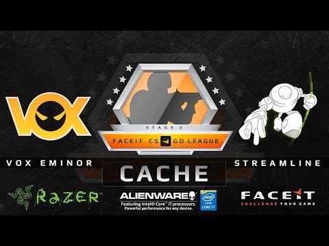 VOX Eminor vs Streamline - Cache (FACEIT League 2015 Stage 2 OCE)