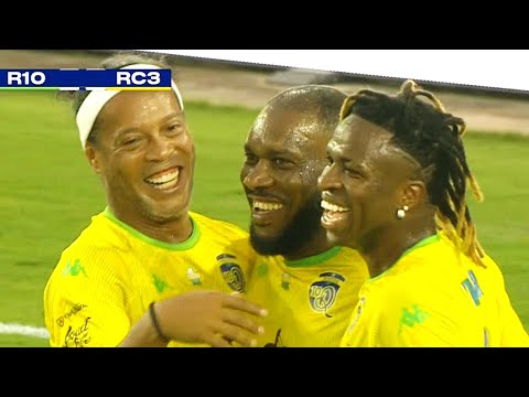 Ronaldinho Team vs Roberto Carlos Team | All Goals & Highlights | The Beautiful Game 2023 | Vini Jr