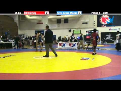 MFS 65 KG - IND Bajrang vs. Kevin Iwasa-Madge