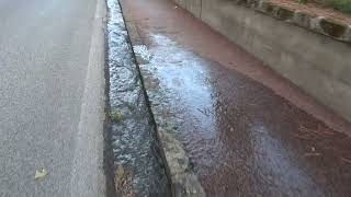 le-immagini-di-un-ennesima-perdita-di-acqua-ad-ariano