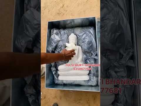 Black Marble Buddha Statue