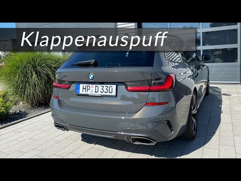 Sportauspuff / Klappenauspuff für BMW 3er G20 G21 (320i / 330i) für M340i Endrohre
