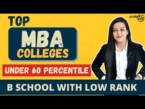 MBA Colleges Under 60 Percentile In CAT | MBA Colleges For Low Cutoff