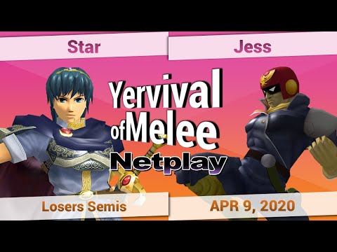 Star (Marth) vs. Jess (Falcon) - Losers Semis - Yervival of Melee #4