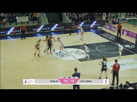 Marine Johannès drops 16pts & 6ast  against UFAB 49 Angers (LFB J15)