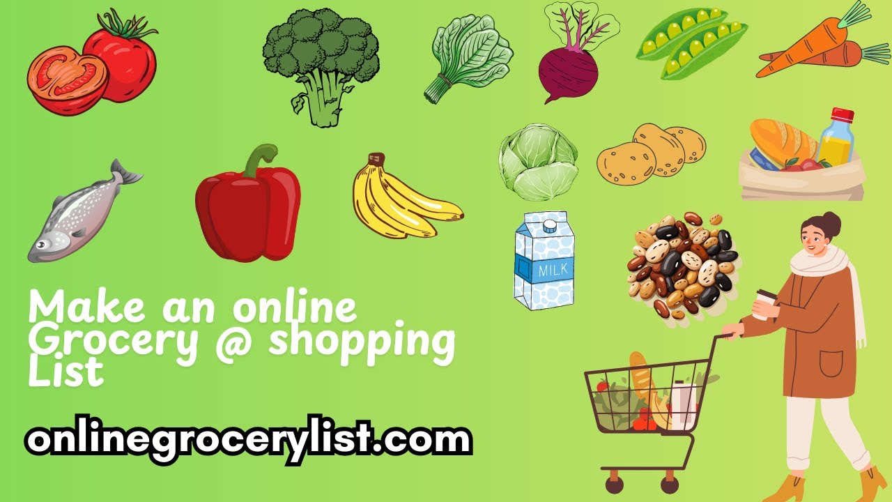 How to Create a Grocery List in Minutes with OnlineGroceryList.com (Free & Easy!)