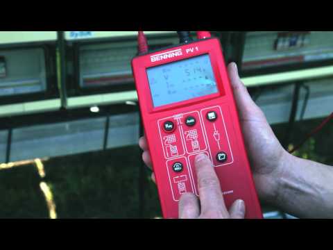 BENNING PV 1 - Photovoltaik-Installationstester (de)