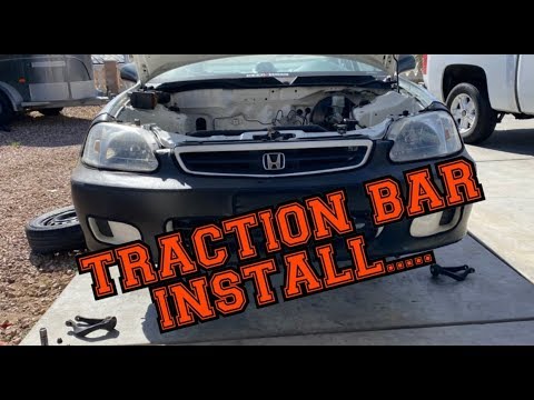CIVIC EK TRACTION BAR AND CONTROL ARMS INSTALL