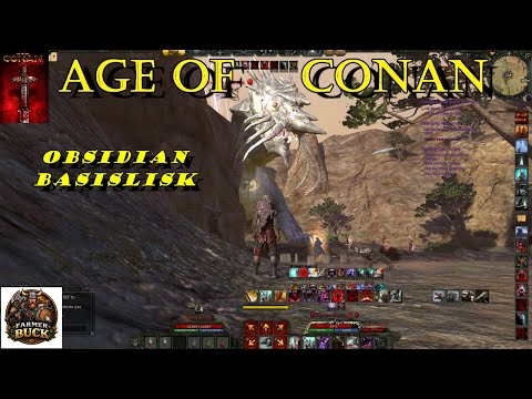 Obsidian Basilisk. New World Boss in Age of Conan Unchained 2026