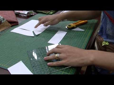 Mulher.com 12/09/2014 - Painel Natalino Patchork Janela por Camila Martins - Parte 1