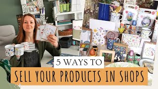 5 Ways To Sell Your Products In Shops. Creative small business, Art Business.