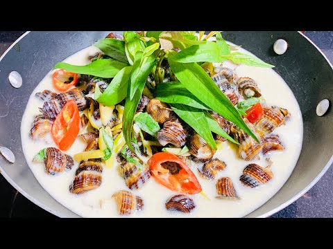 Bí quyết Ốc Len Xào Dừa ( Ốc hút) ngon xuất sắc, kinh doanh đắc hàng
