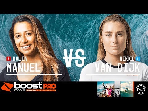 Malia Manuel vs. Nikki Van Dijk - Round Three, Heat 4 - Boost Mobile Pro Gold Coast 2019