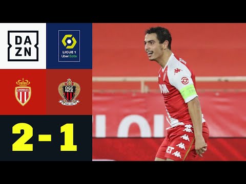 Traumtor von Ben Yedder! Knapper Sieg für die Kovac-Elf: AS Monaco - Nizza 2:1 | Ligue 1 | DAZN