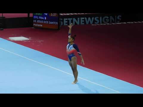 Melanie De Jesus Dos Santos (FRA) FX AA - Stuttgart World Championships 2019