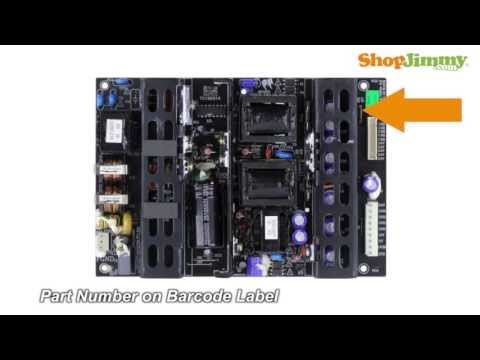 TV Part Number Identification Guide for Vizio Power Supply Unit PSU Boards LCD LED Plasma TVs