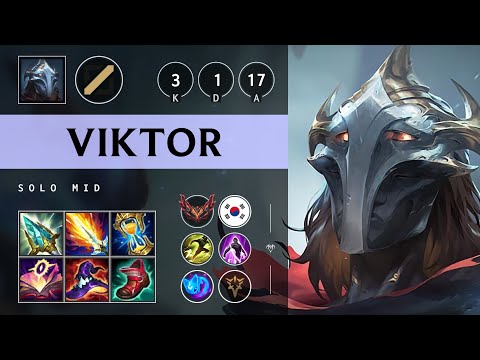 Viktor Mid vs Corki - KR Grandmaster Patch 25.16