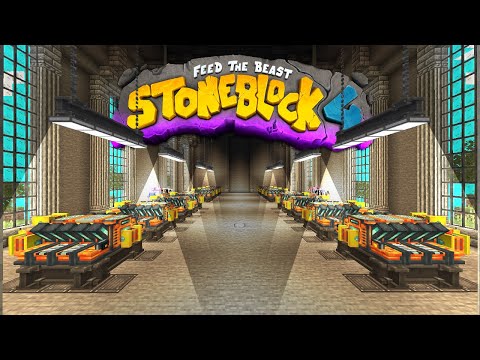 Stoneblock 4 Minecraft Modpack EP17 Oritech Fuel Generator Room Build