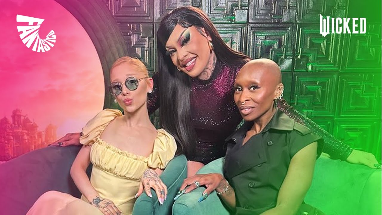 Gloria Groove conversa com Ariana Grande e Cynthia Erivo, estrelas de Wicked | Fantástico