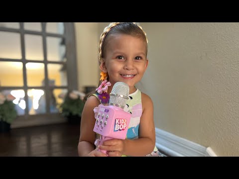 Arya Unboxes Toys Including The Kidz Bop Microphone and Tops Malibu Surprise balls