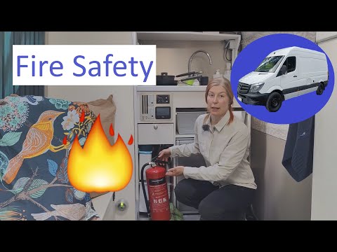 Camper Van's Fire Safety Equipment (example)