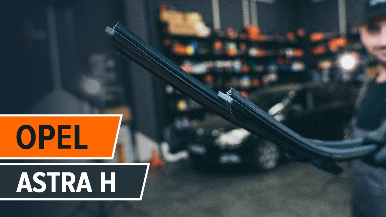 Hoe ruitenwissers vooraan vervangen bij een Opel Astra H Caravan – vervangingshandleiding