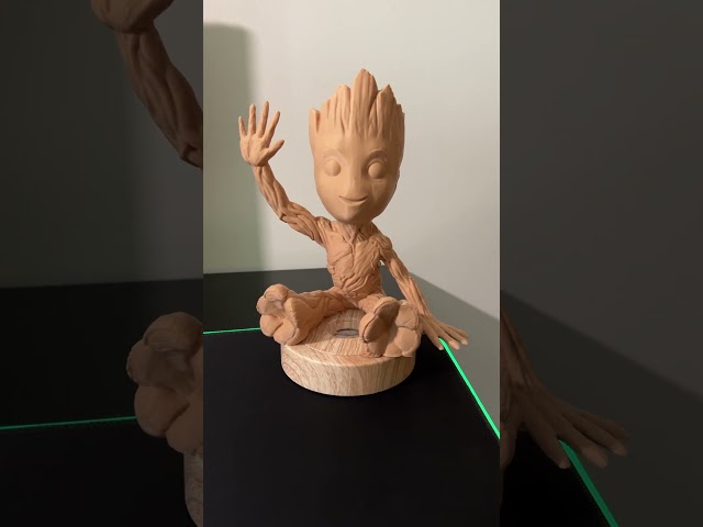 Vídeo relacionado con Elbenwald taza en diseño 3D para fans de Guardianes de la Galaxia - diseño Groot - 10 x 11,5 x 13 cm - 450 ml - cerámica - marrón