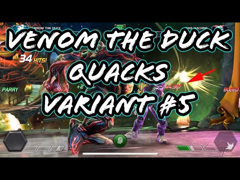 Blood And Venom Variant #5: Venom The Duck DESTROYS Armour nodes- Marvel Contest Of Champions