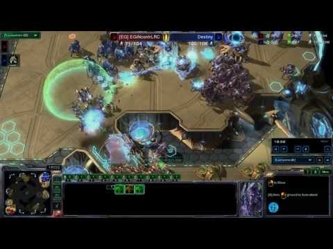 SeKo Starcraft - HOTS SC2 Pro Replays - EG iNcontroL vs Destiny - Blink and Base Trades
