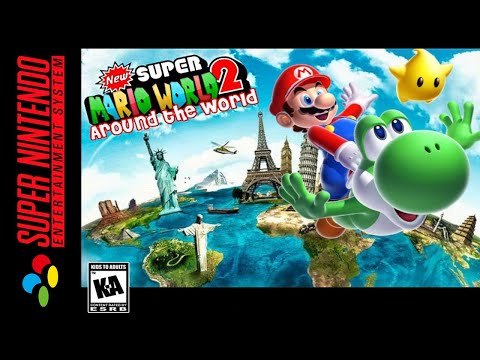 [Longplay] SNES - New Super Mario World 2: Around The World [Hack] [100%] (4K, 60FPS)