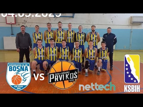 KK BOSNA Kalesija VS ŠK PRVI KOŠ Vitez | Seniori A2 LIGA KSBIH | nettech