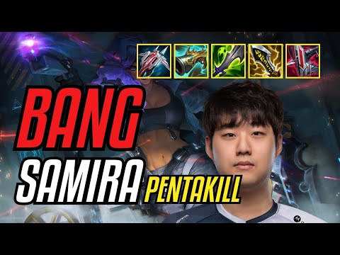 BANG - SAMIRA vs EZREAL ADC - KR MASTER - PATCH 11.8 PENTAKILL
