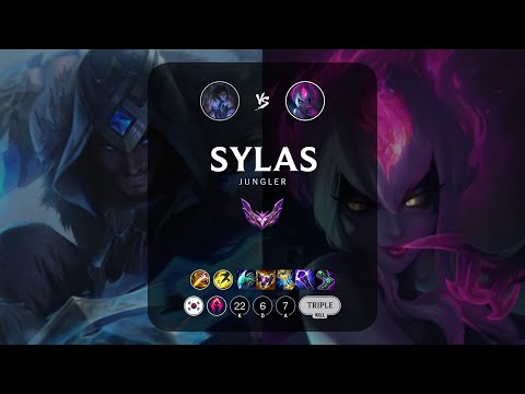 Sylas Jungle vs Evelynn - KR Master Patch 13.8