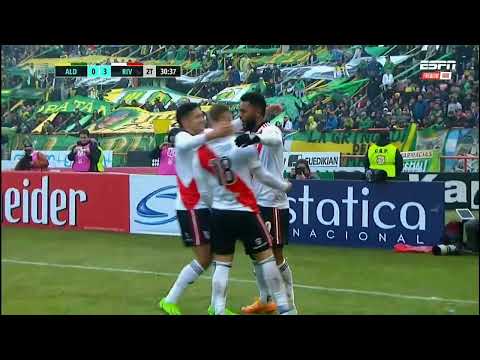 1 GOL DE BORJA PELO RIVER PLATE HOY | Aldosivi 0 X 3 River Plate