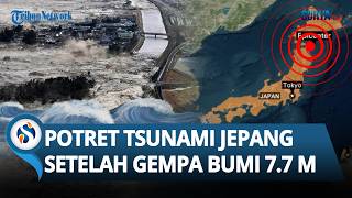 Penampakan Gelombang Tsunami Setinggi 80 cm di Jepang setelah Gempa Dahsyat 7,7 M