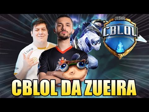 DYNQUEDO DESTRUINDO DE ZED E LAMBIDINHA DO LUSKKA - CBLOL DA ZUEIRA