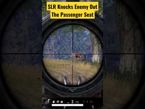 SLR Knocks Passenger Groza Gets Driver DK - PUBG