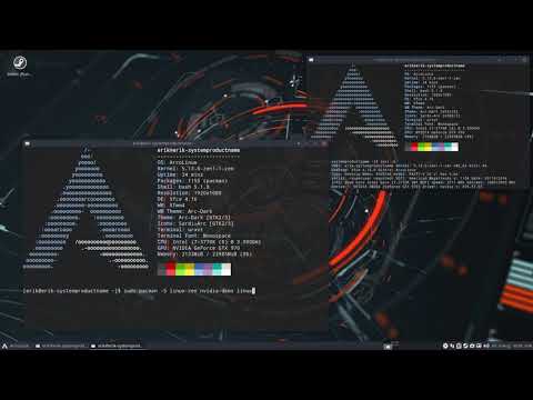 ArcoLinux : 2147 Nvidia drivers - install the correct pair - nvidia, nvidia-lts or nvidia-dkms
