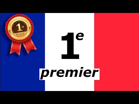 🇫🇷 Learn FRENCH ORDINAL NUMBERS 1e-10e Les nombres Ordinaux en Français 🥇🥈🥉 🇫🇷